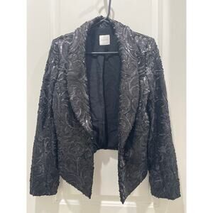 Anine Bing Black Sequin Jacket Sz XS